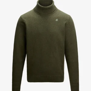 Henry Lambaswolgroen Zwartachtig>K-WAY Store